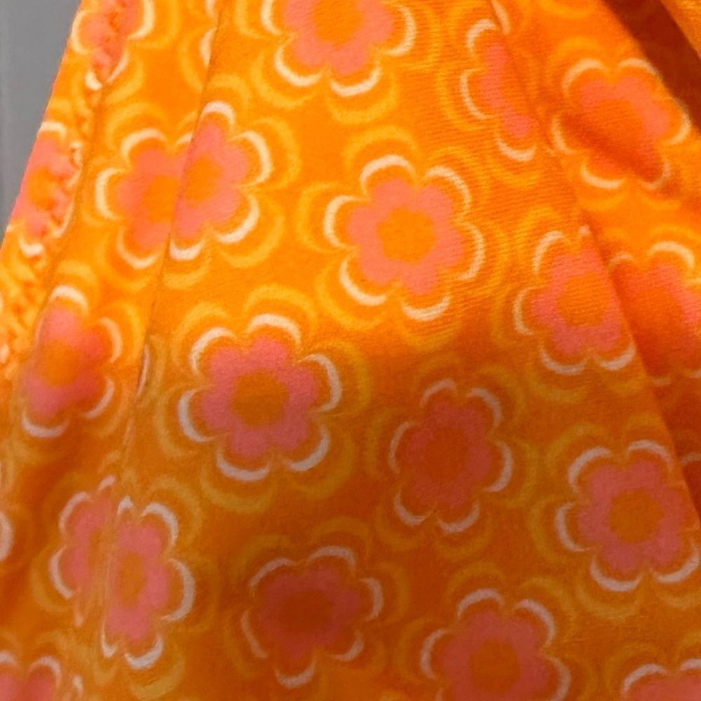 Wild Fable Small Reversible string Bikini Top tropical orange pink - Picture 2 of 2
